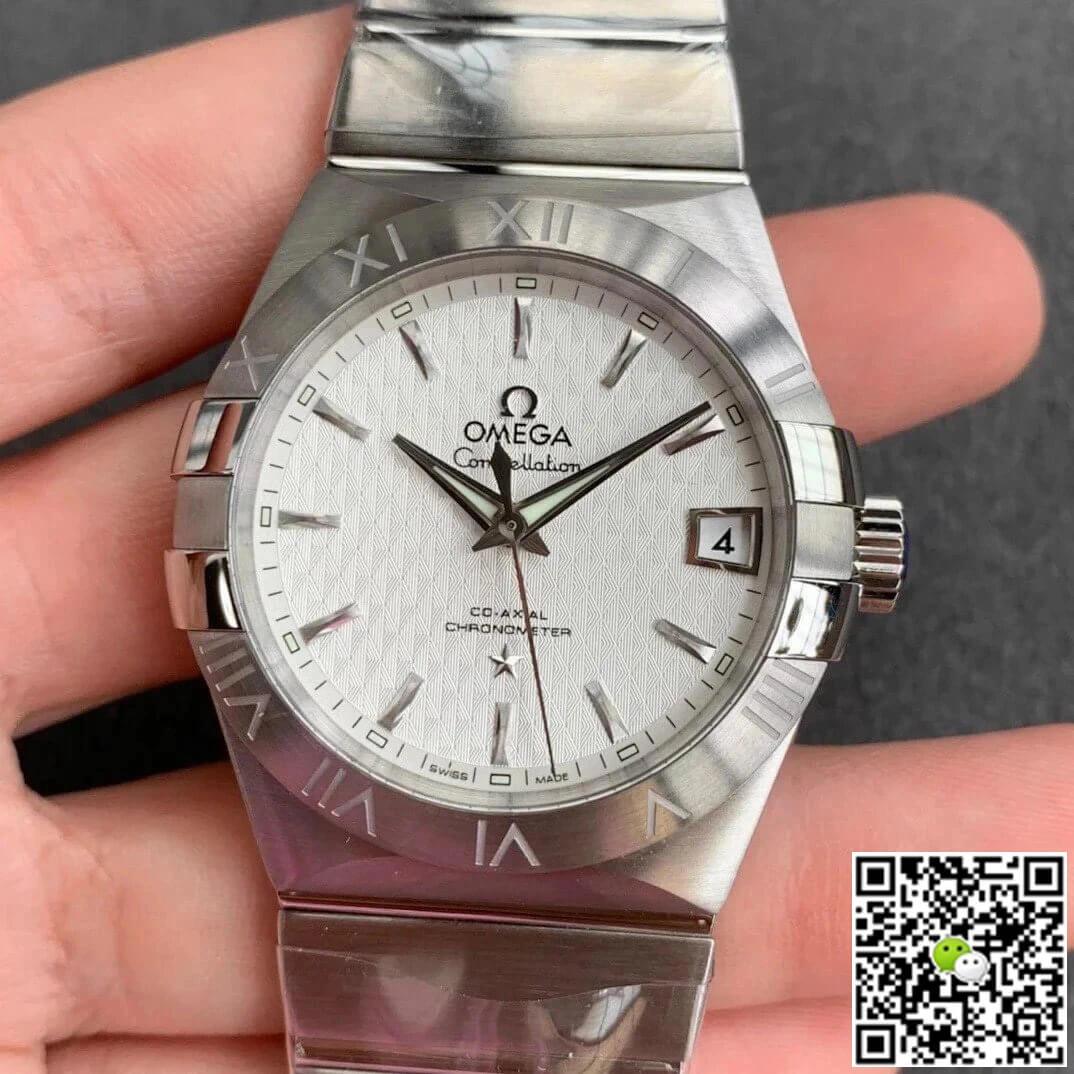 Omega Constellation 123.10.38.21.02.004 VS Factory 1:1 Best Edition Replica Watch White Dial